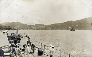 Dreadnought Prints: HMS Iron Duke, British battleship, Port Vathi, Greece