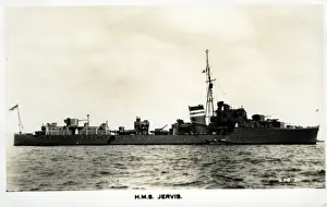 Destroyer Prints: HMS Jervis, British destroyer