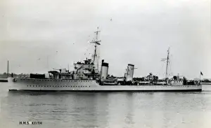 Destroyer Prints: HMS Keith, British destroyer