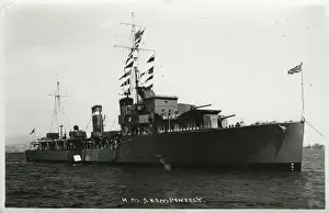 Flotilla Prints: HMS Kempenfelt, British destroyer