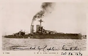 HMS King George V, British battleship
