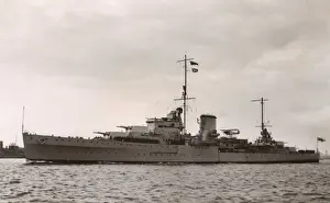 Leander Prints: HMS Leander, British light cruiser