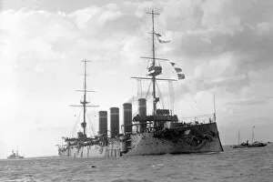 Rest Collection: HMS Leviathan, Drake-class armoured cruiser