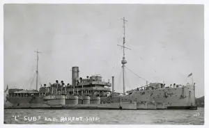 Depot Prints: HMS Lucia, British submarine depot ship
