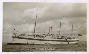 Maine Prints: HMS Maine, an Auxiliary Hospital ship of the Royal Navy