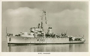 Burma Collection: H.M.S. Mariner (M380) - Algerine-class minesweeper