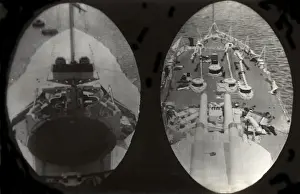 Duke Class Prints: HMS Marlborough - Funnel and View from Forecastle