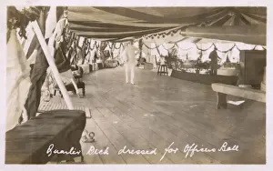 Duke Class Prints: HMS Marlborough - Quarter Deck dressed for Officers Ball