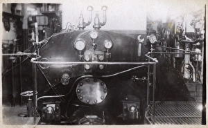 Images Dated 26th February 2016: HMS Marlborough - A section of the engine room