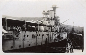 Images Dated 26th February 2016: HMS Marlborough - Starboard Quarter viewed in dry dock