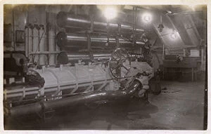 Images Dated 26th February 2016: HMS Marlborough - Torpedo Room in the hawl of the ship