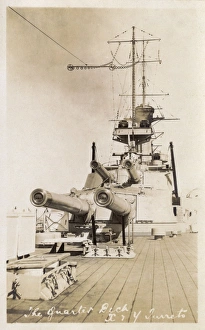 HMS Marlborough - X and Y Twin Gun Turrets