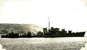HMS Meteor, Scapa Flow, WW2