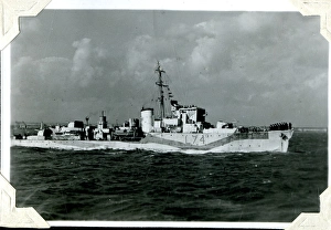 Images Dated 12th July 2016: HMS Meteor, Scapa Flow, WW2
