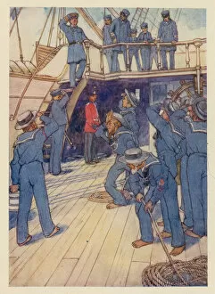 HMS Pinafore, Captain Corcoran and crew