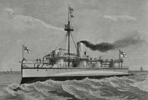 Armored Prints: HMS Polyphemus. Royal Navy torpedo ram