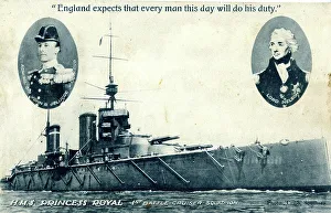 Jellicoe Prints: HMS Princess Royal, 1st Battle Cruiser Squadron