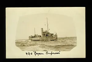 HMS Queen Empress in the White Sea, WW1