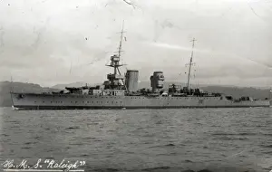 Hawkins Prints: HMS Raleigh, British heavy cruiser