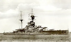 Mills Prints: HMS Revenge, British battleship