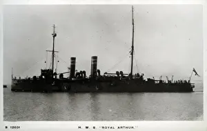 Edgar Prints: HMS Royal Arthur, British protected cruiser