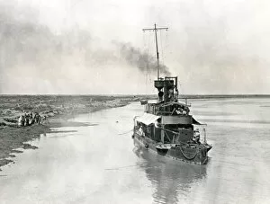 Iraq Gallery: HMS Sedgefly, river gunboat, Mesopotamia, WW1