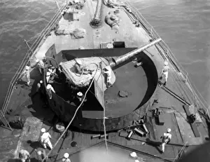 Severn Prints: HMS Severn off the coast of German East Africa, WW1
