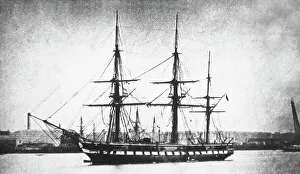 Severn Prints: HMS Severn, Royal Navy in 1865