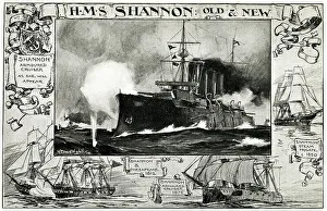 Frigate Prints: HMS Shannon, Old and New