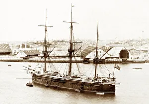 HMS Swiftsure Devonport Dockyard Victorian period