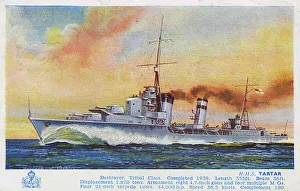 Images Dated 16th May 2017: HMS Tartar - Tribal Class Destroyer of the Royal Navy