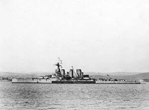 Tiger Collection: HMS Tiger, British battle cruiser, WW1