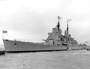 Review Prints: HMS Vanguard, battleship