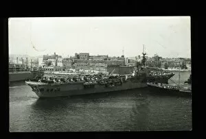 Postwar Collection: HMS Vengeance, British aircraft carrier