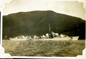 Images Dated 12th July 2016: HMS Venus, Scapa Flow, WW2