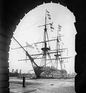 HMS Victory in the 1920s