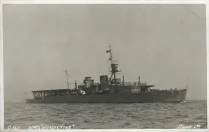 Hawkins Prints: HMS Vindictive, converted to an aircraft carrier