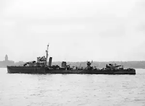 HMS Volunteer, British destroyer, WW2
