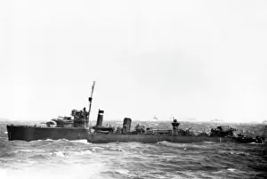 Destroyer Prints: HMS Walker, British destroyer, WW1 and WW2