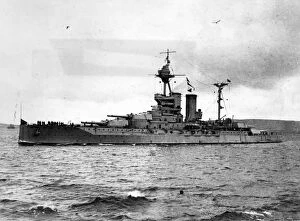 Images Dated 20th October 2011: HMS Warspite, British battleship, WW1