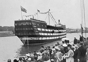 Images Dated 6th April 2017: HMS Worcester, Greenhithe, Kent