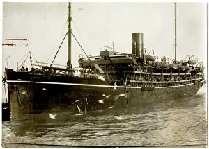 Sepia Collection: HMT Assaye, P & O liner and British troop ship