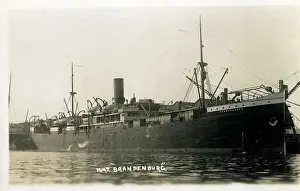 Surrendered Prints: HMT Brandenburg - German boat used as British troopship