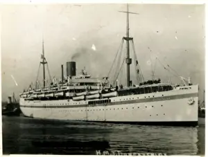 Hired Prints: HMT (Hired Military Transport) Ship Dilwara
