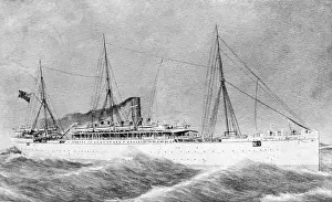 Lifeboats Prints: HMTS Dunera, passenger steamer