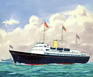 Yacht Prints: H.M.Y. Britannia