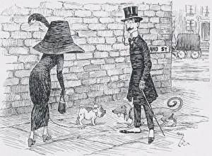 Images Dated 14th January 2011: Hobble skirt fashion victim