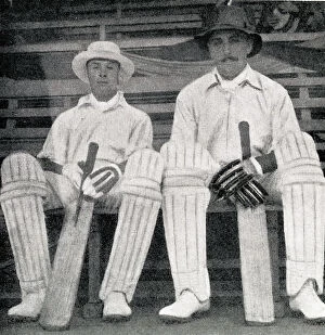 Established Collection: Hobbs and Rhodes, Australian cricketers