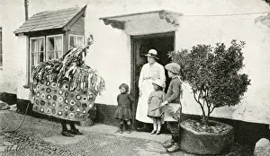 Hobby Horse in May Day celebrations, Minehead, Somerset