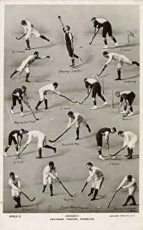 Sportsmen Collection: Hockey - Footwork, Dribbling and Passing demonstrated